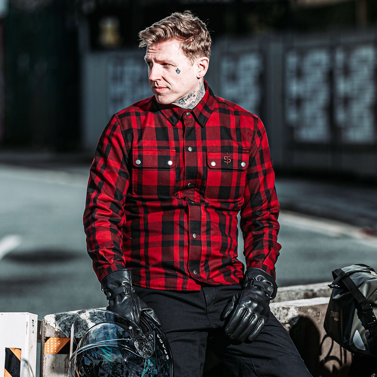 Spada Ember CE Shirt Red/Black