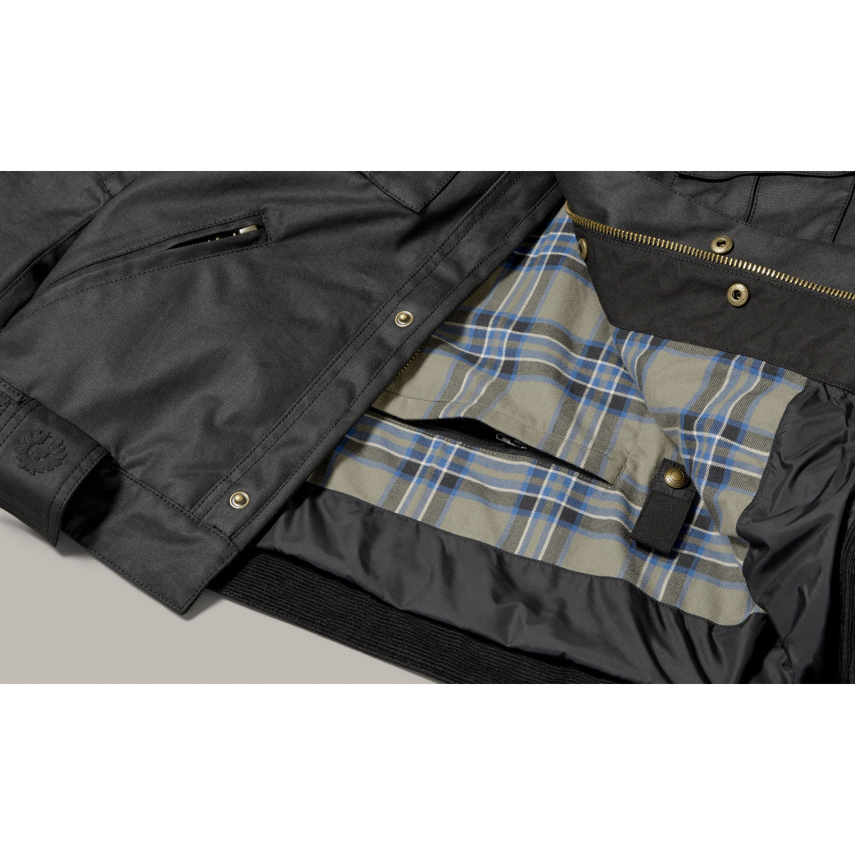 Belstaff Brooklands Waxed Cotton Jacket - Black