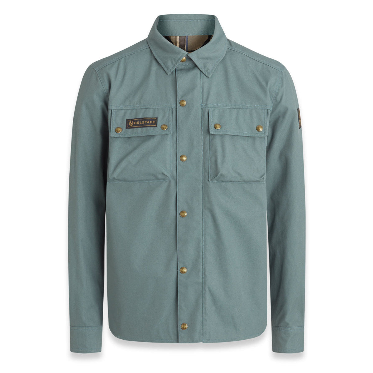 Belstaff Mansion Riding Shirt - Dark Steel Green