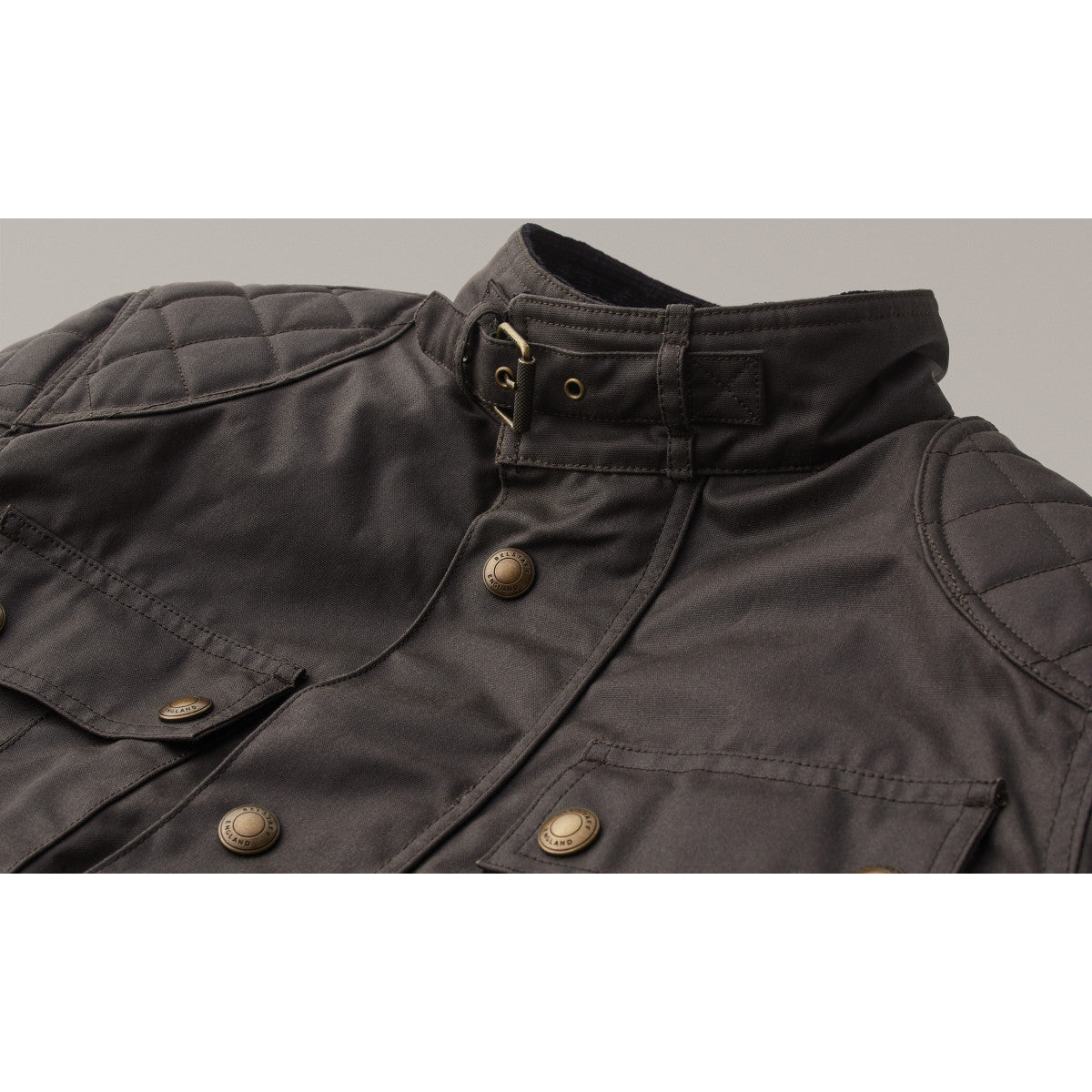 Belstaff Brooklands Waxed Cotton Jacket - Mahogany