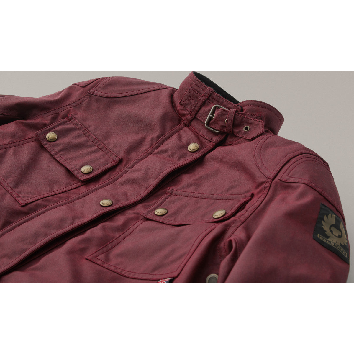 Belstaff Trialmaster Waxed Cotton Jacket Racing Red Women