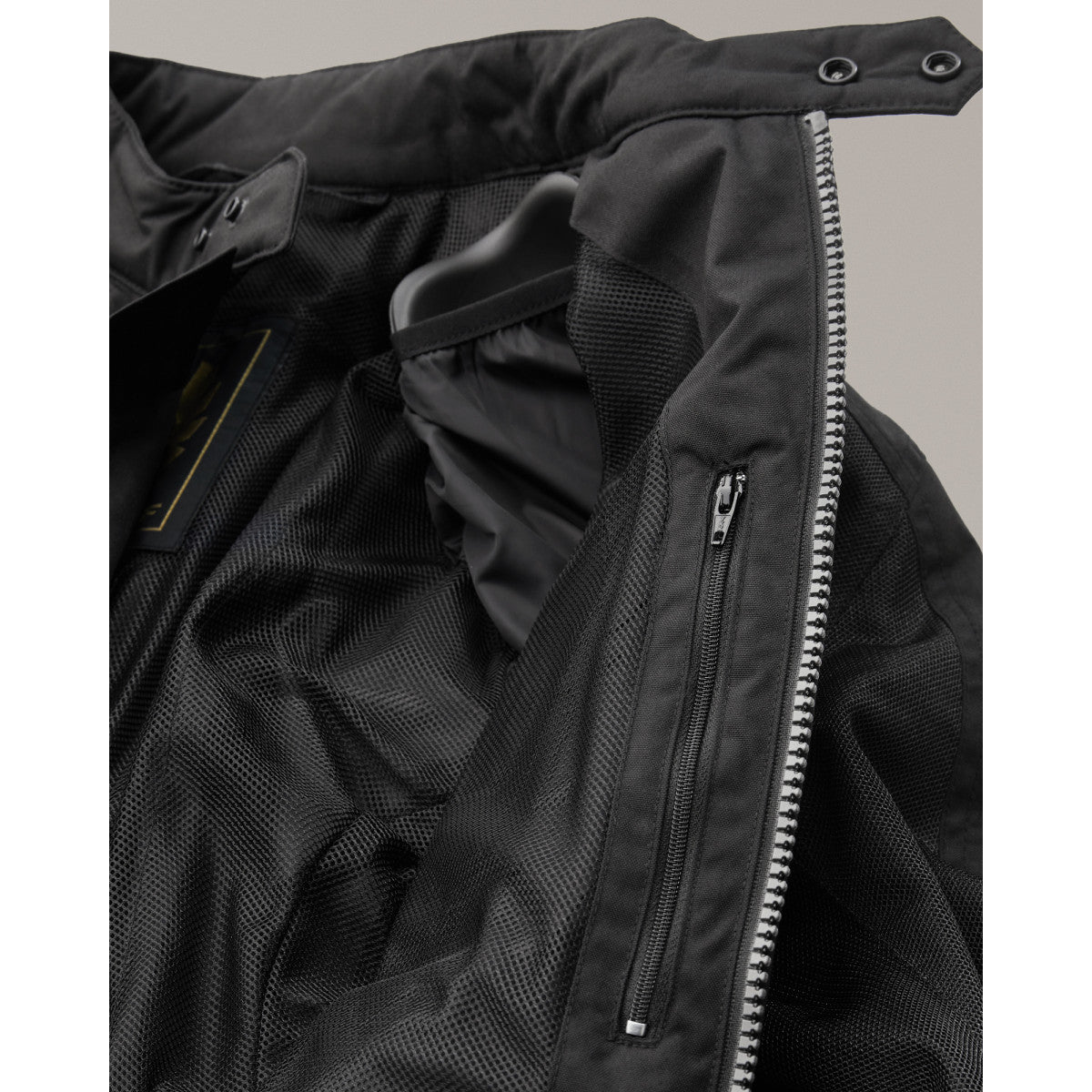 Belstaff Temple Techwax Motorcycle Jacket - Black