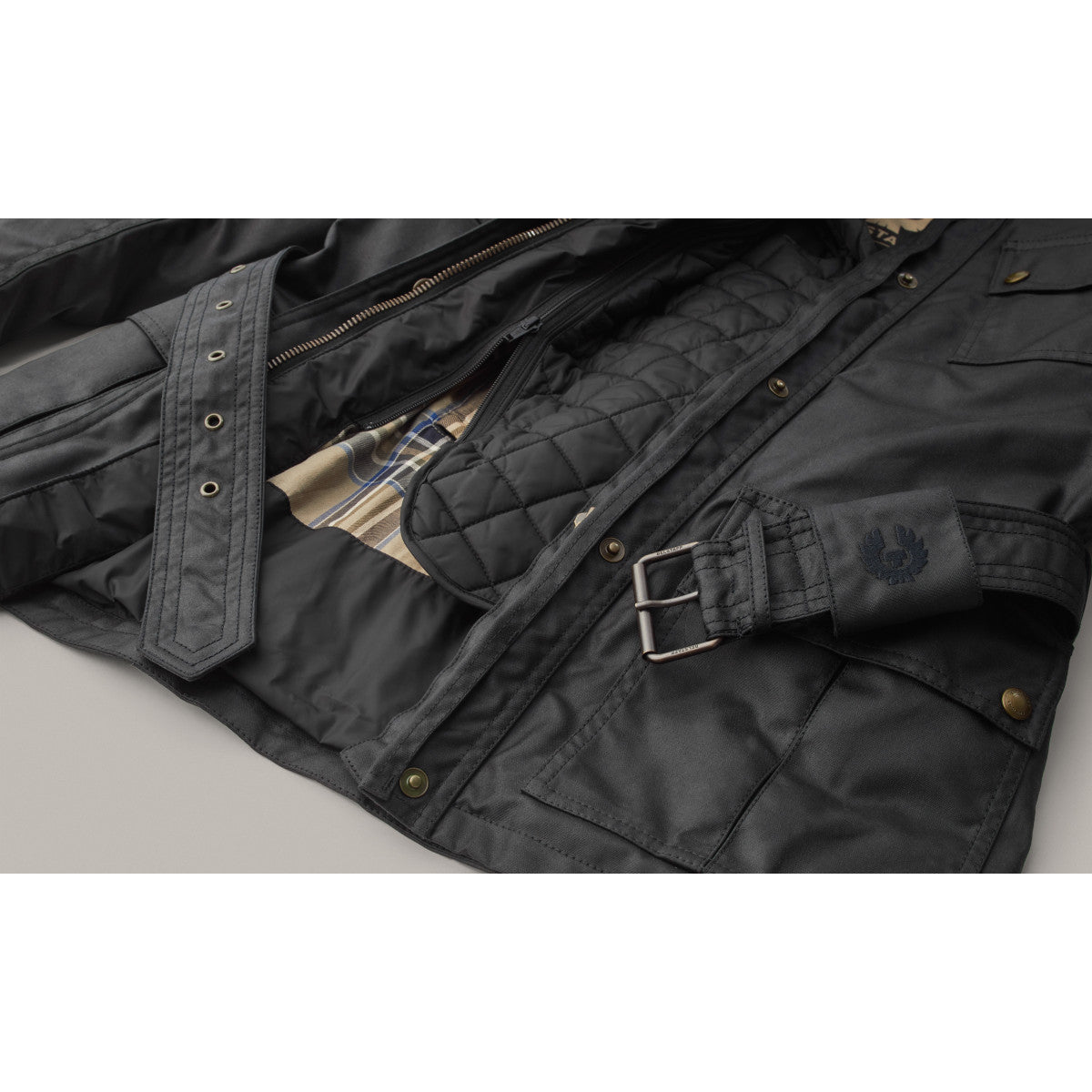 Belstaff Trialmaster Waxed Cotton Jacket Black - Women