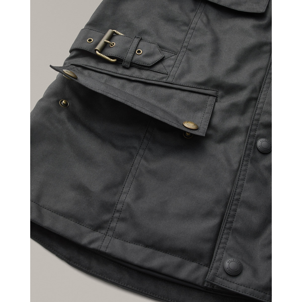 Belstaff Crosby Waxed Cotton Jacket - Black