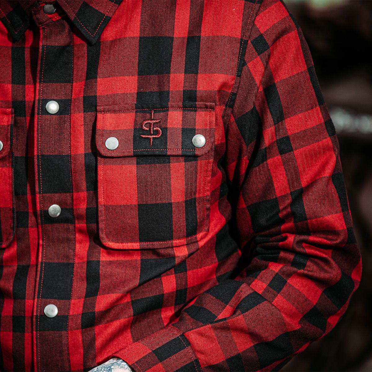 Spada Ember CE Shirt Red/Black