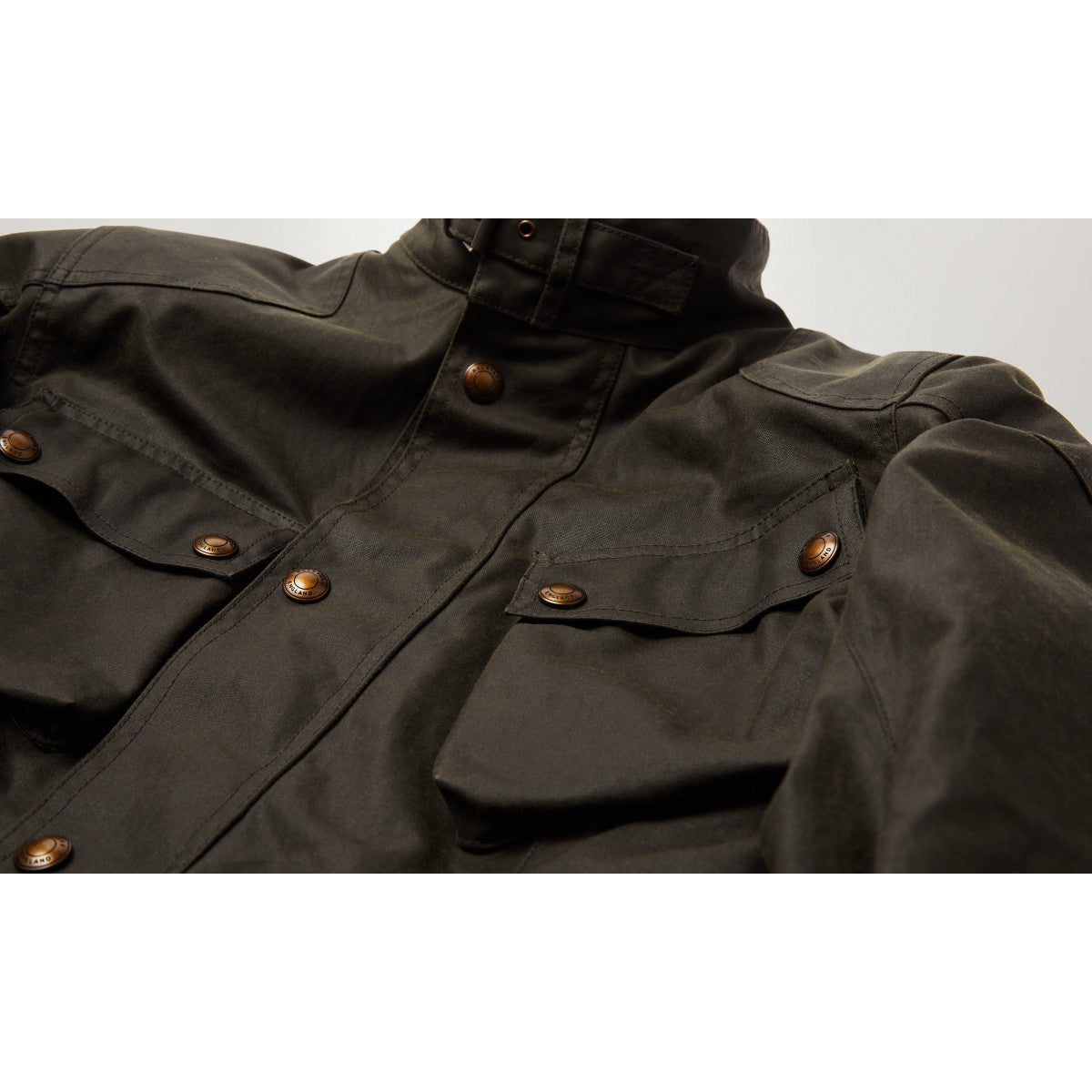 Belstaff Trialmaster Waxed Cotton Jacket - Olive Green