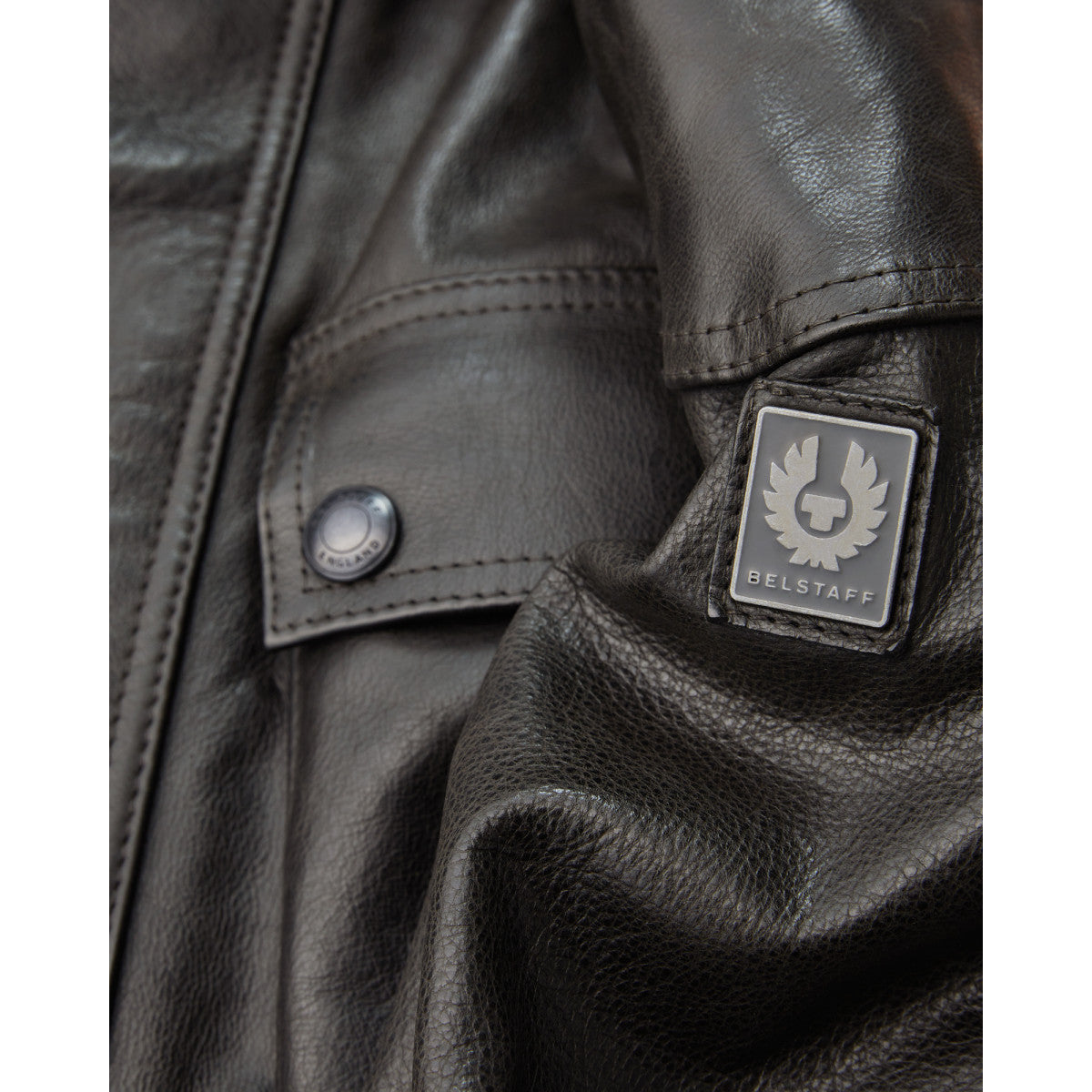 Belstaff Trialmaster Pro Hand Waxed Leather Jacket - Antique Black