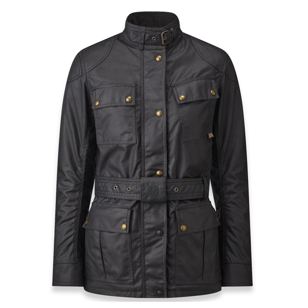 Belstaff Trialmaster Waxed Cotton Jacket Black - Women