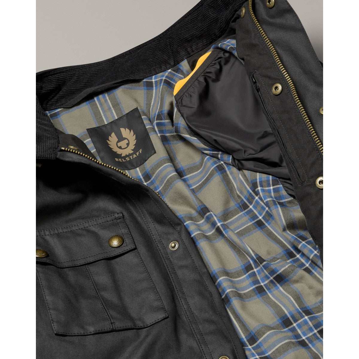 Belstaff Brooklands Waxed Cotton Jacket - Black