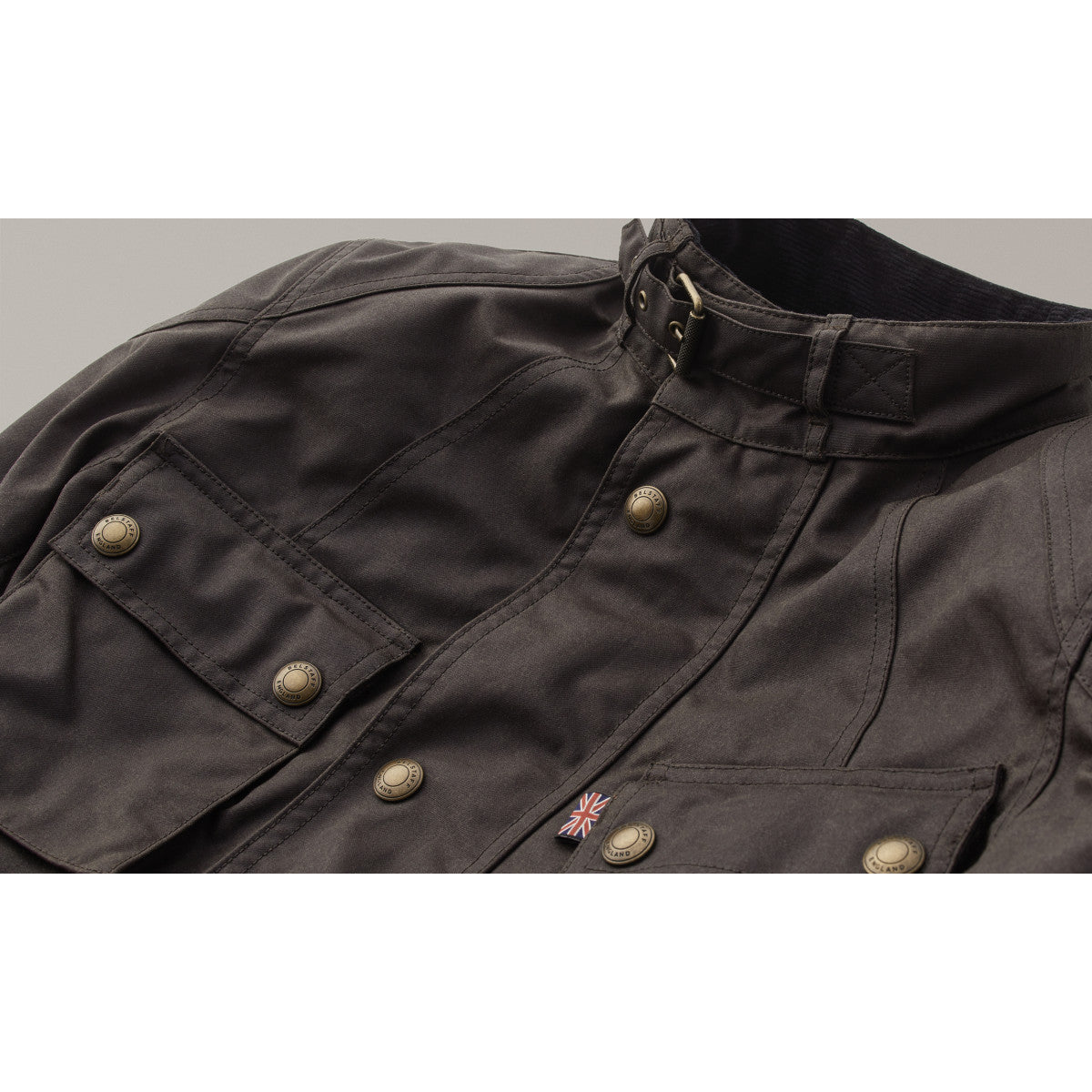 Belstaff Crosby Waxed Cotton Jacket - Mahogany