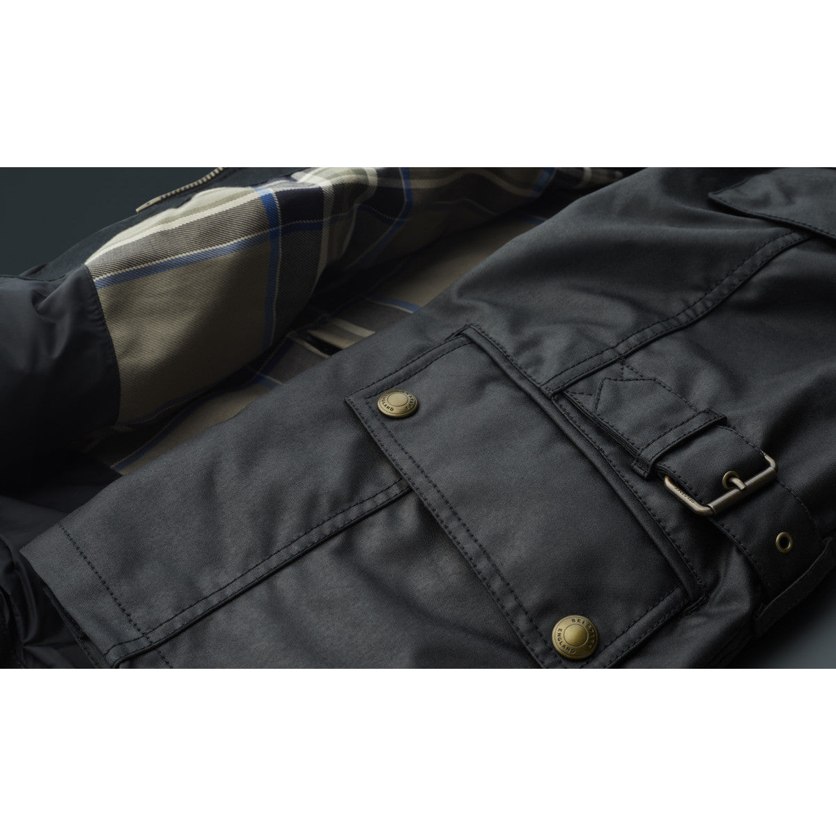 Belstaff Crosby Waxed Cotton Jacket - Black