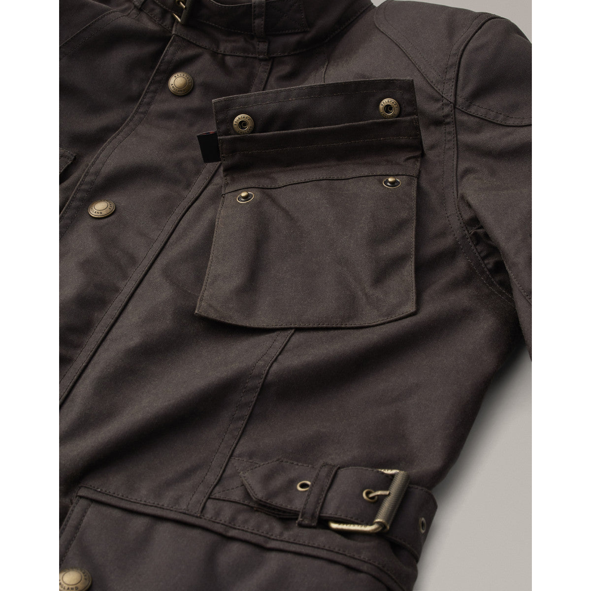 Belstaff Crosby Waxed Cotton Jacket - Mahogany