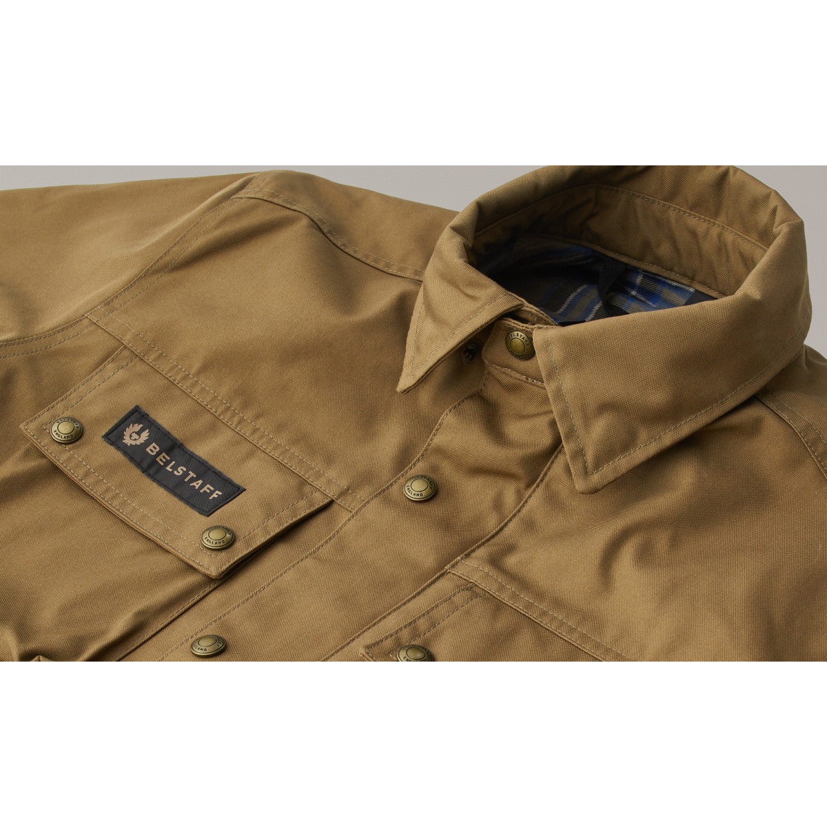 Belstaff Mansion Riding Shirt - Belstaff Olive