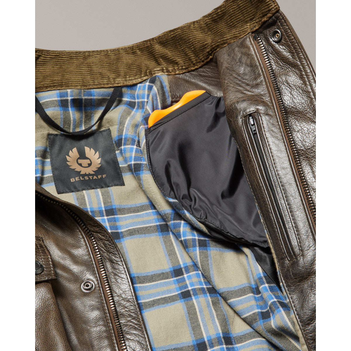 Belstaff Trialmaster Hand waxed Leather Jacket - Dark Belstaff Olive