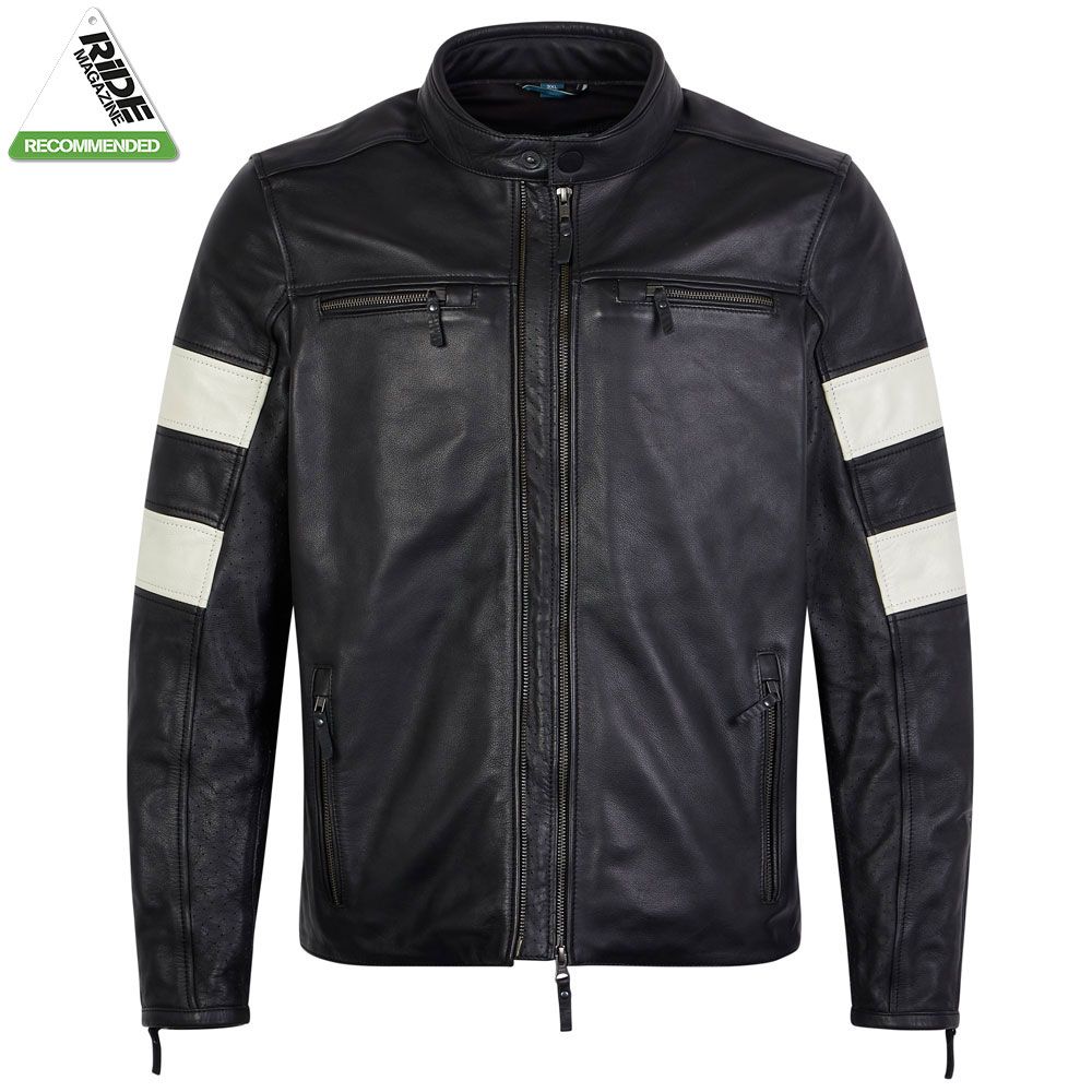 Spada Hanzo CE Leather Jacket Black/Ivory