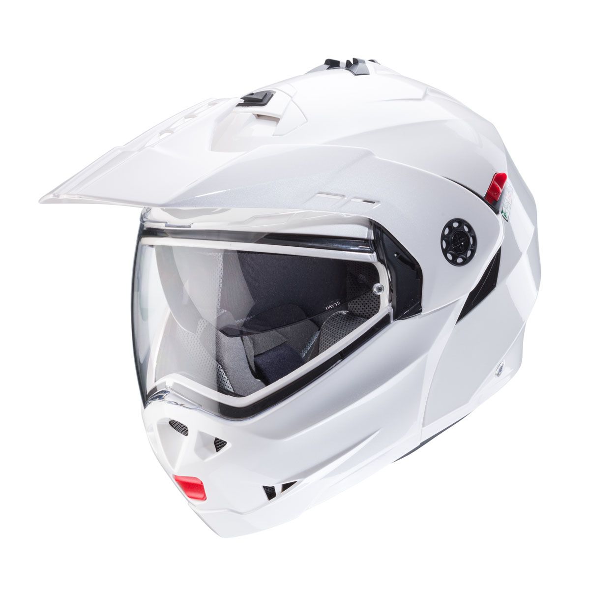 Caberg Tourmax X White Metal Helmet