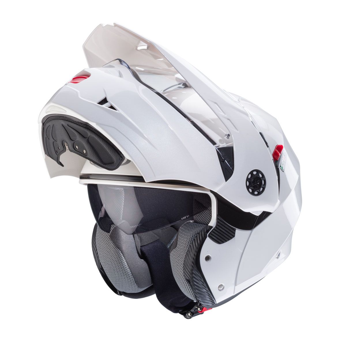 Caberg Tourmax X White Metal Helmet