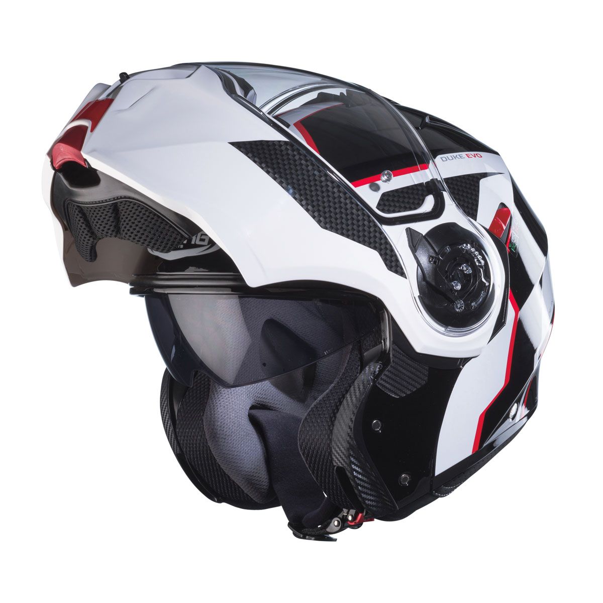 Caberg Duke Evo Move Black/White/Red Helmet