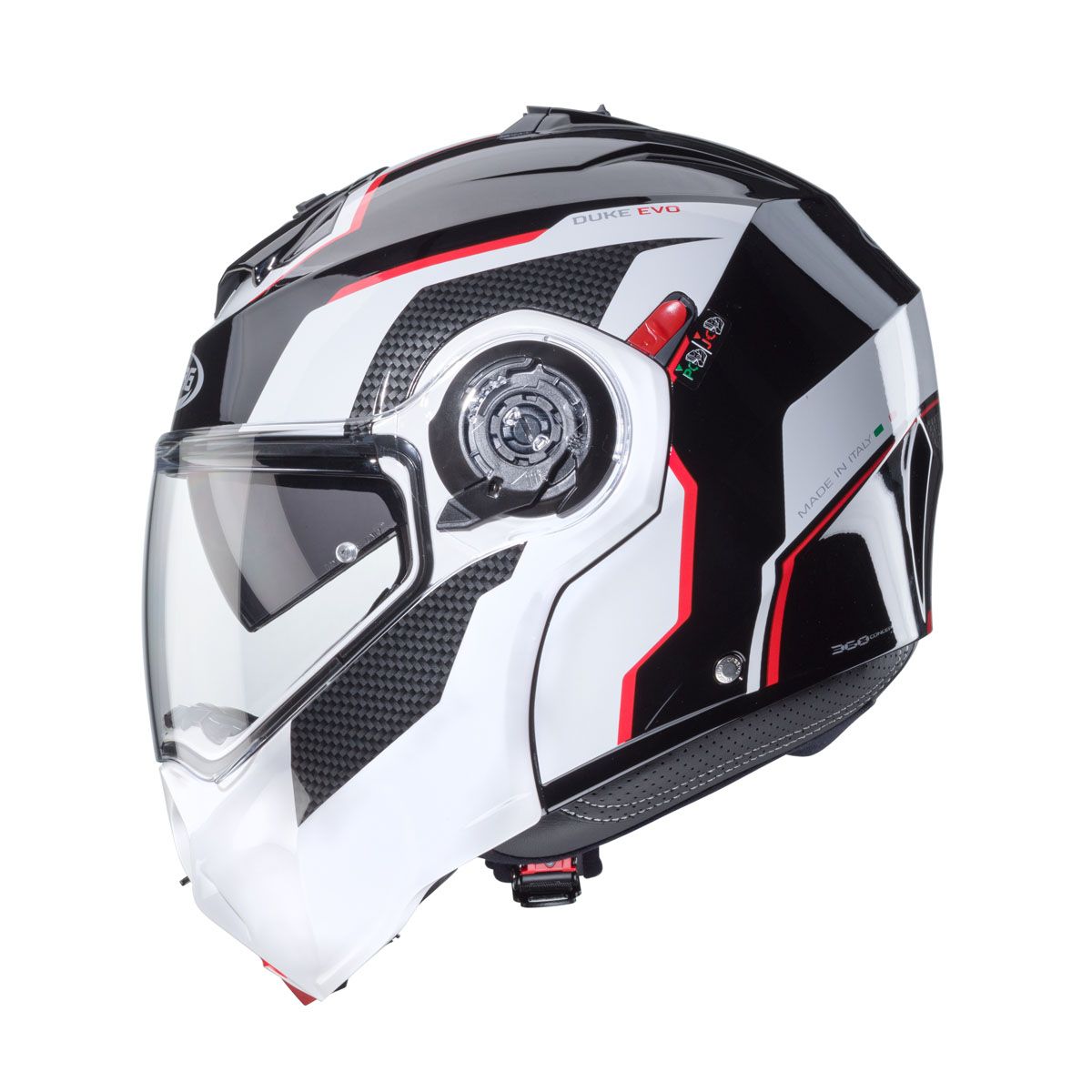 Caberg Duke Evo Move Black/White/Red Helmet