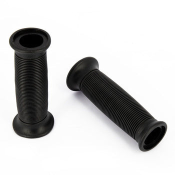 Vintage Black Motorcycle Grips 7/8" (22mm)