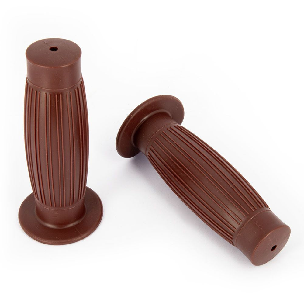 Cafe Racer Retro Style Grips 22mm 7/8" Oval
