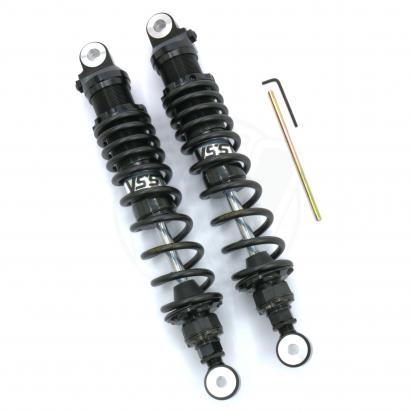 Rear YSS Z-Series Twin Shocks Black - Royal Enfield